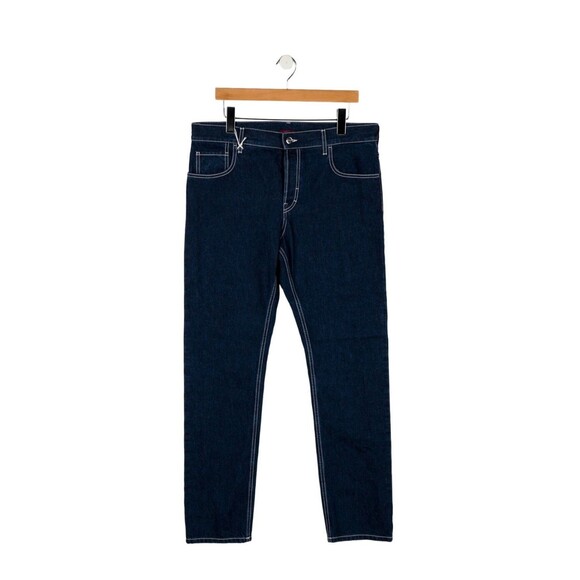 NWT Gucci 2025 Skinny Jeans Men’s XL Dark Wash Denim Made in Italy - Picture 2 of 3